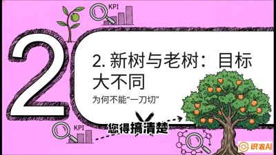第3节：【春肥策略】开春底肥：新树&ldquo;扩版图&rdquo;，老树&ldquo;点引擎&rdquo;，课程：《柑橘底肥&ldquo;翻身账&rdquo;：从改土到高产的实战全书》