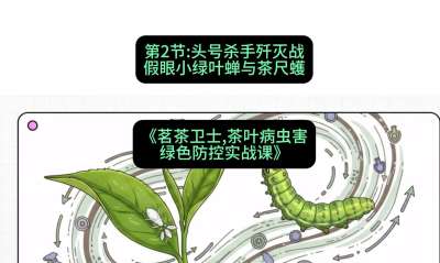 第02节：头号杀手歼灭战&mdash;&mdash;假眼小绿叶蝉与茶尺蠖，课程：《茗茶卫士&mdash;&mdash;茶叶病虫害绿色防控实战课》#识农AI