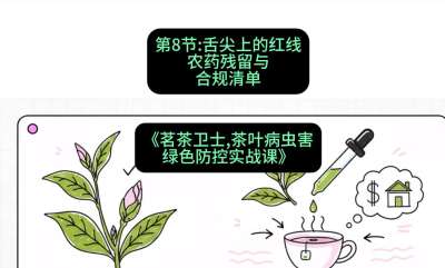 第08节：舌尖上的红线&mdash;&mdash;农药残留与合规清单，课程：《茗茶卫士&mdash;&mdash;茶叶病虫害绿色防控实战课》#识农AI