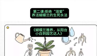 第二节：拒绝&ldquo;溺爱&rdquo;：养活蝴蝶兰的生死水法，课程：《蝴蝶兰雅养六讲：从阳台小白到园艺达人》#识农AI